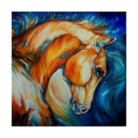 Marcia Baldwin 'Stallion' Canvas Art,14x14
